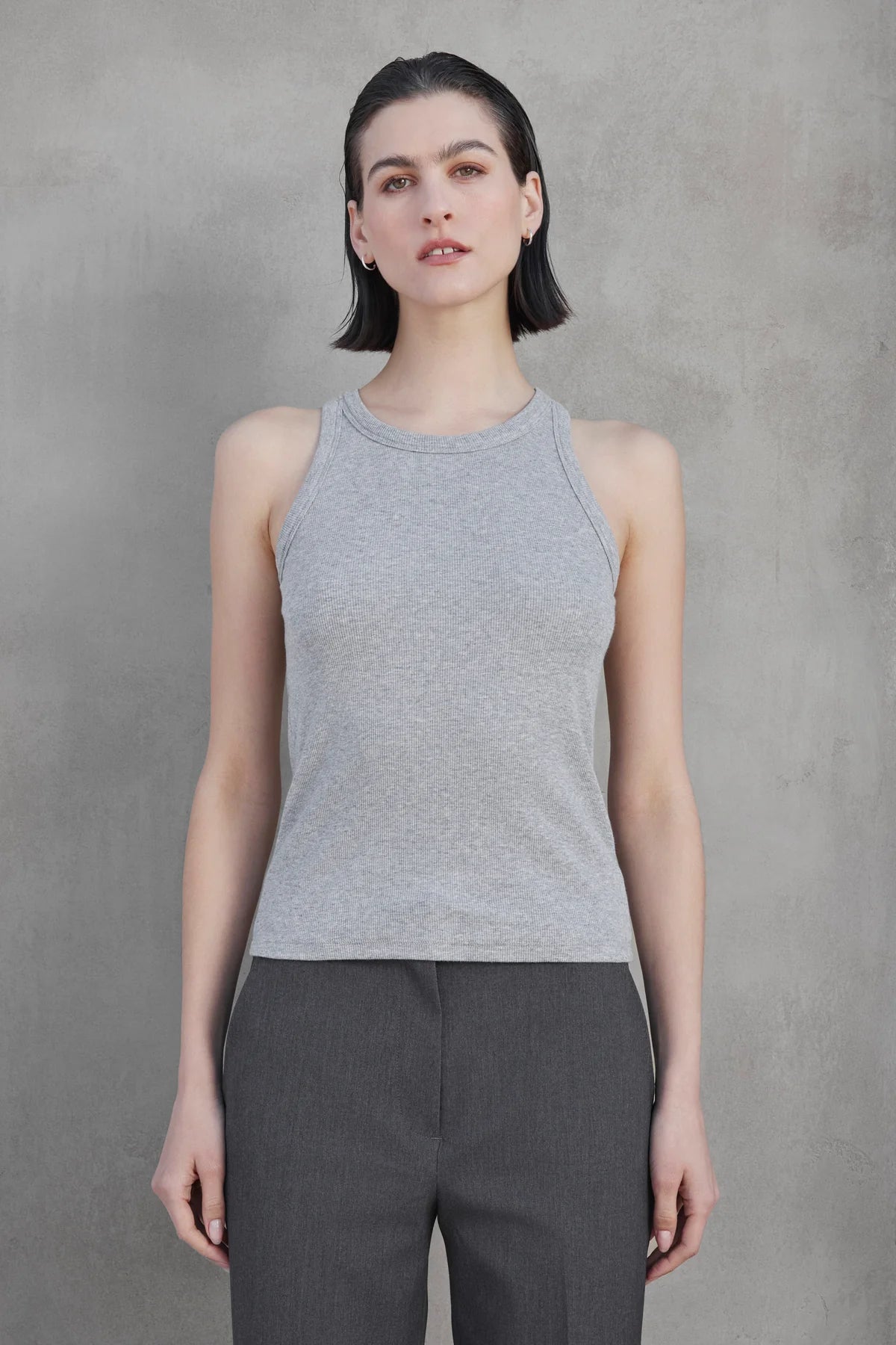Velvet Cruz Tank - Heather Grey