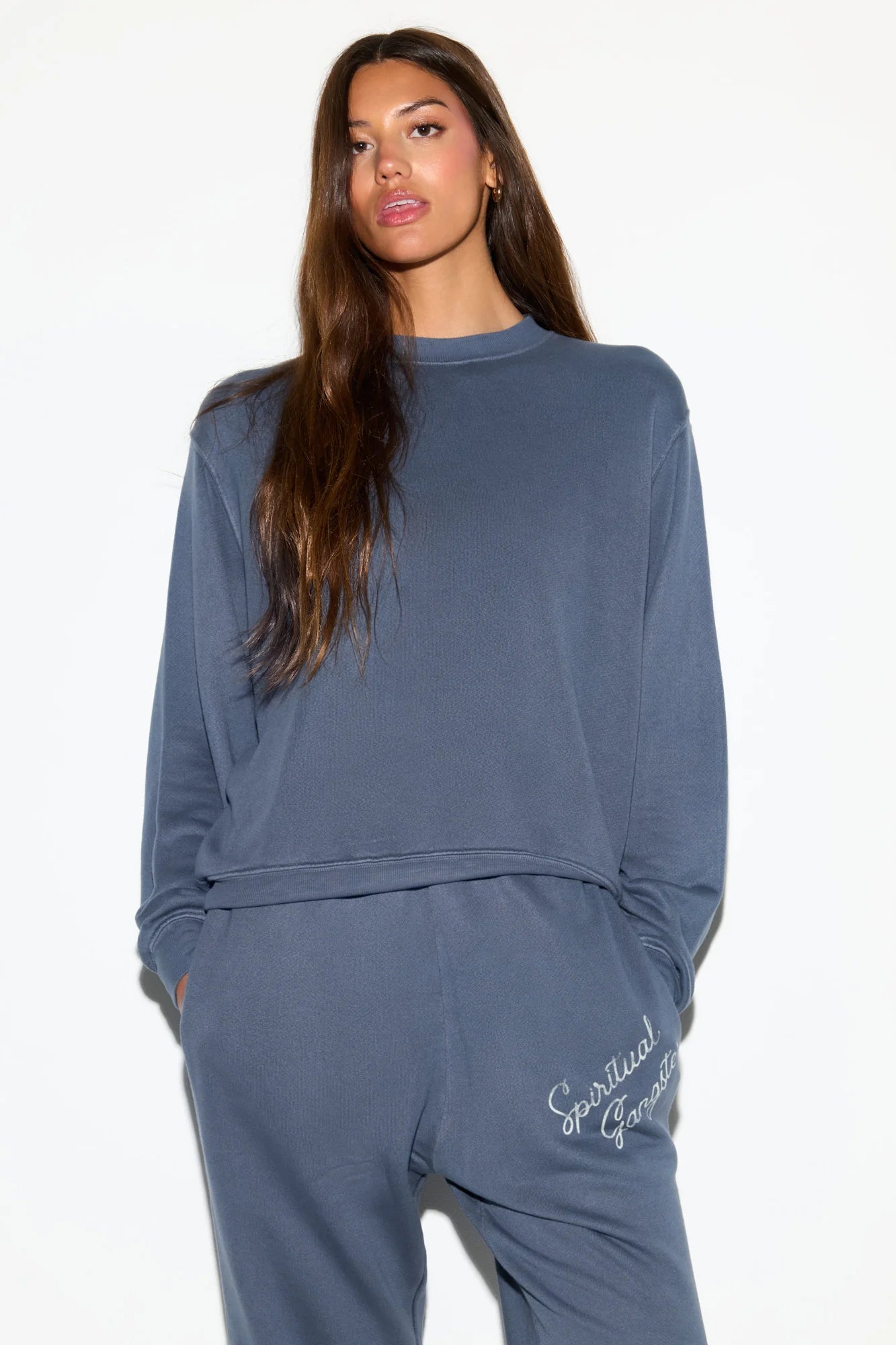 Spiritual Gangster Insignia Bardot Sweatshirt