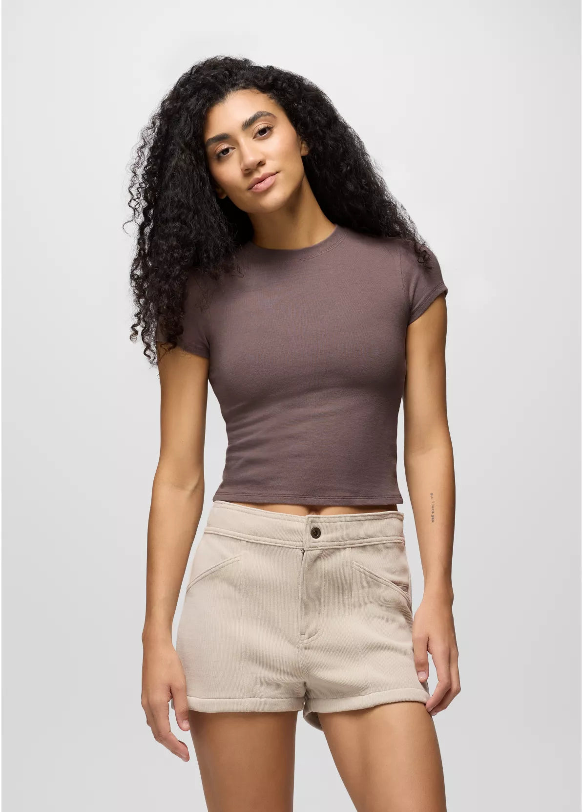 PrAna Lotus Short Sleeve Tee - Carob