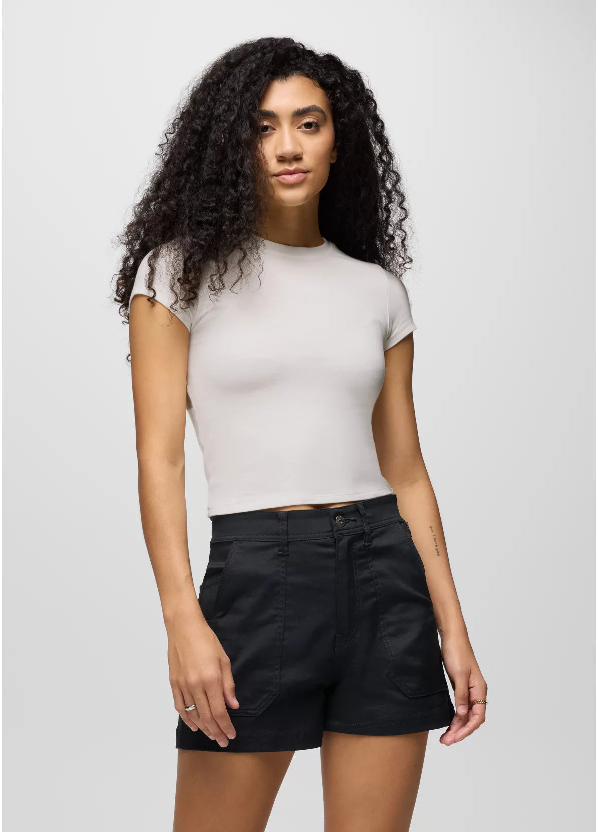 PrAna Lotus Short Sleeve Tee - Soft White