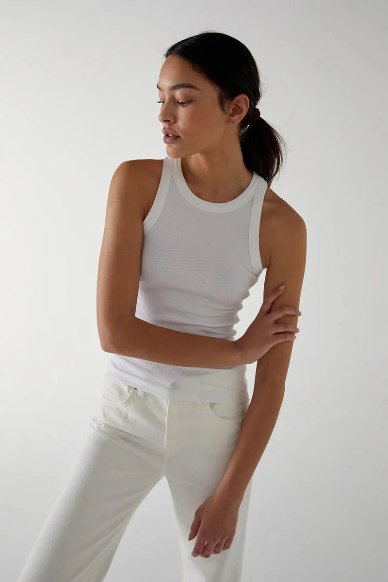 Velvet Cruz Tank - White