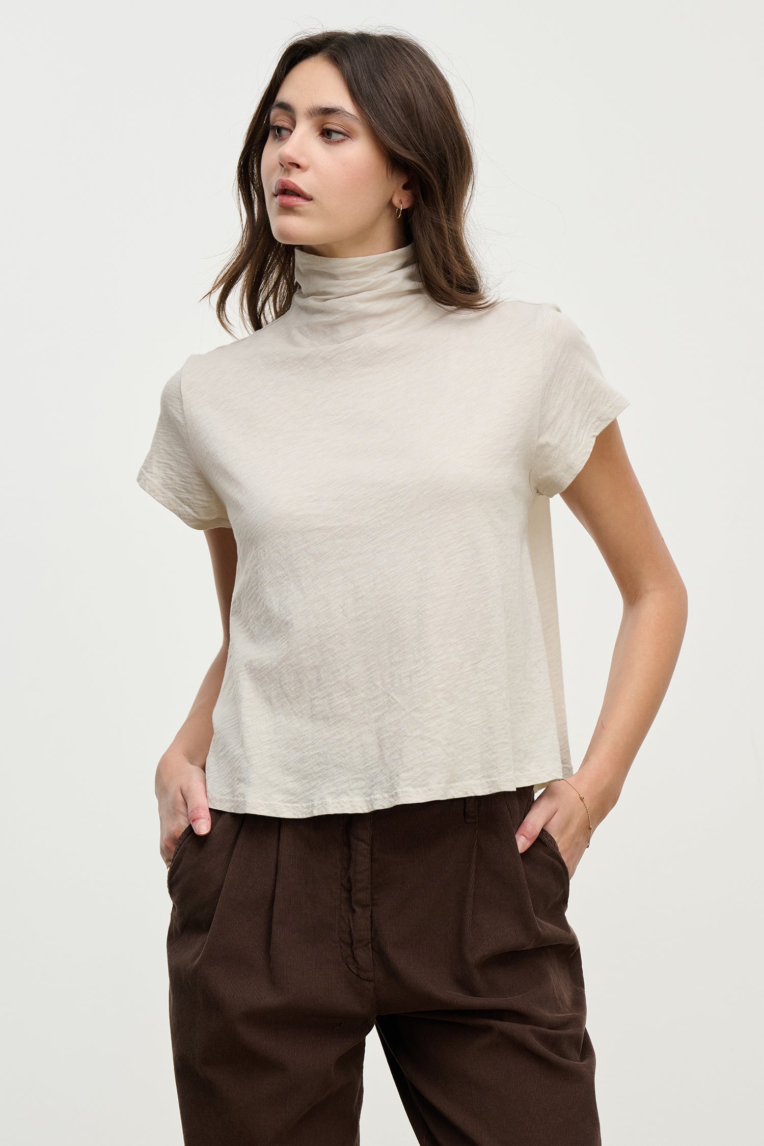 Velvet Cotton Slub Top