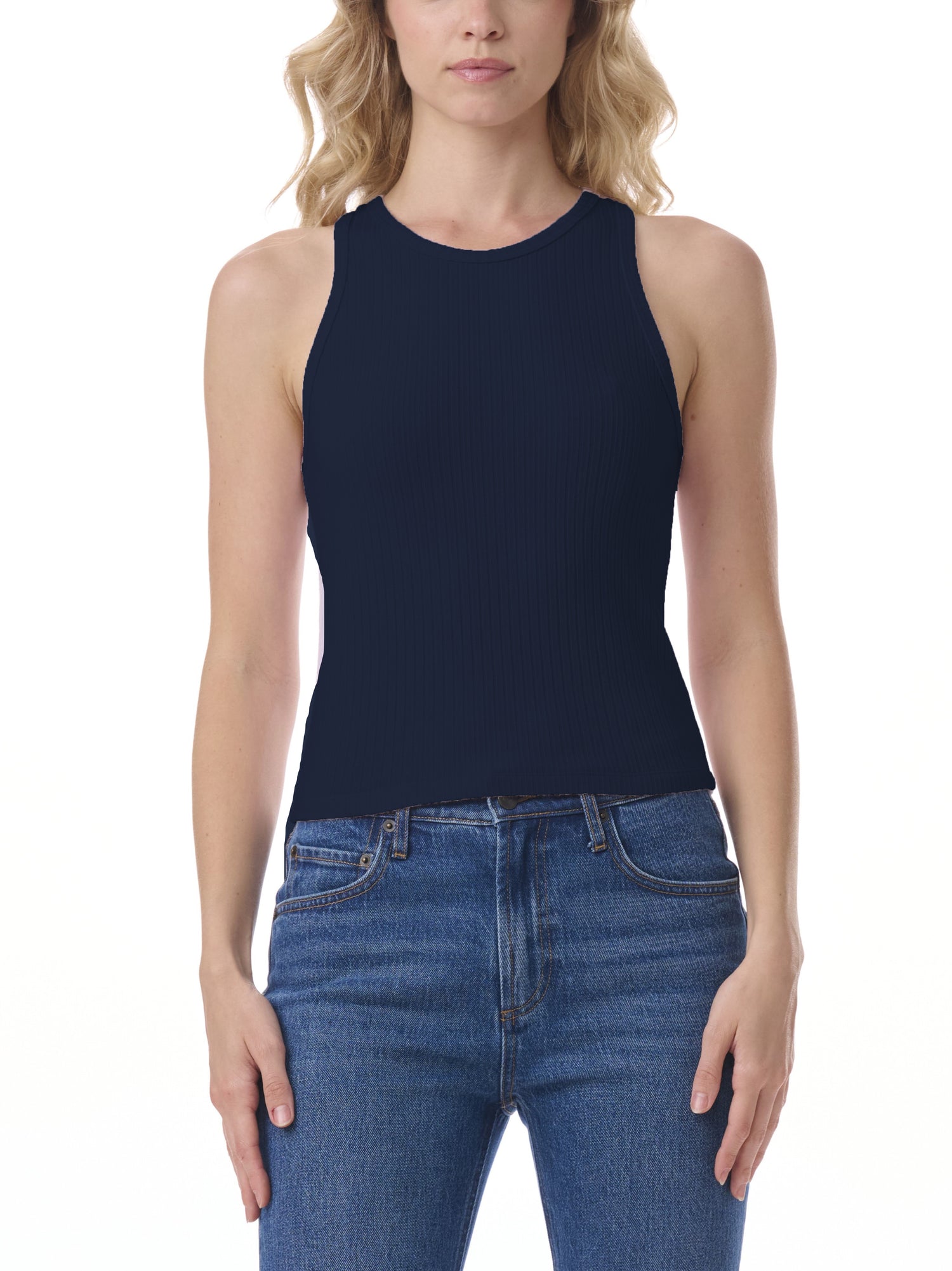 Splendid Eco Supersoft Rib Tank - Navy