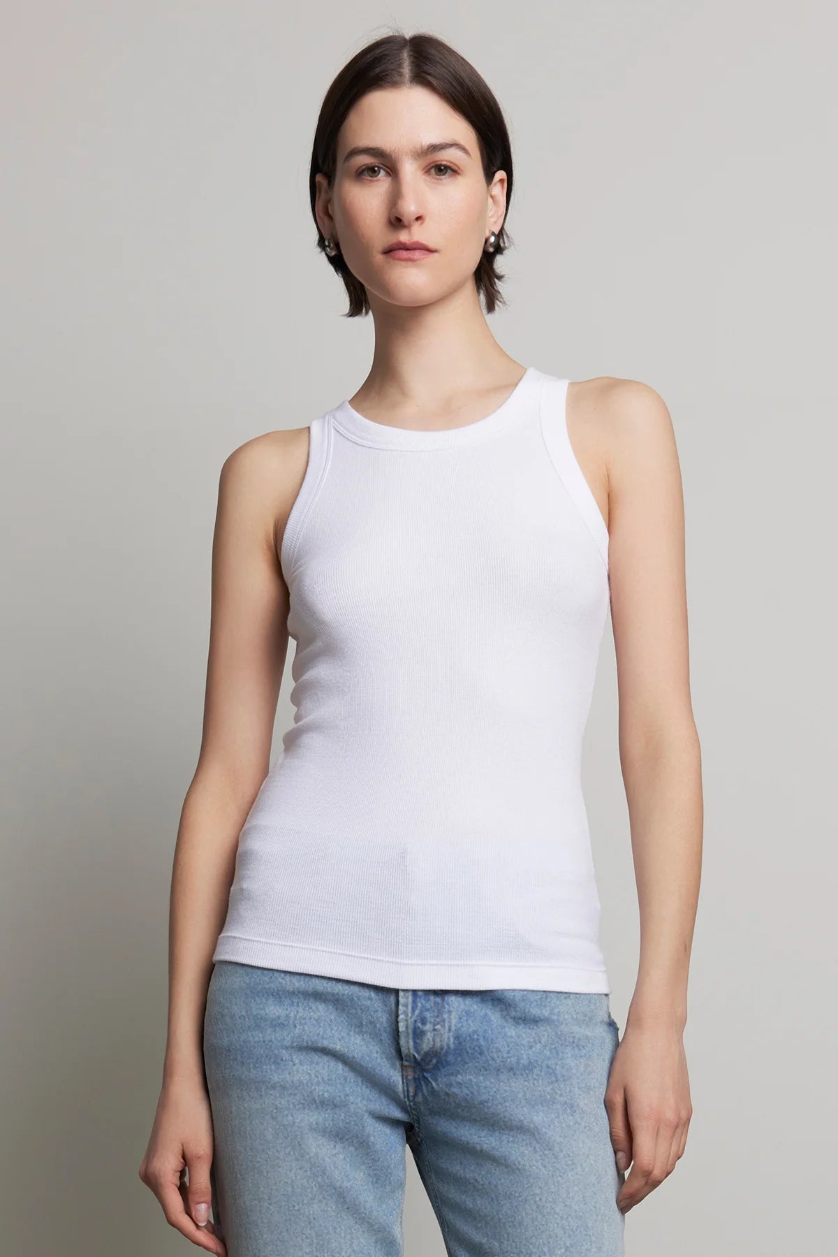 Velvet Cruz Tank - White
