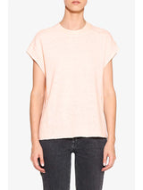 Taylor Raw Edge Linen Tee