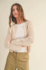 Jackie Crochet Cardigan