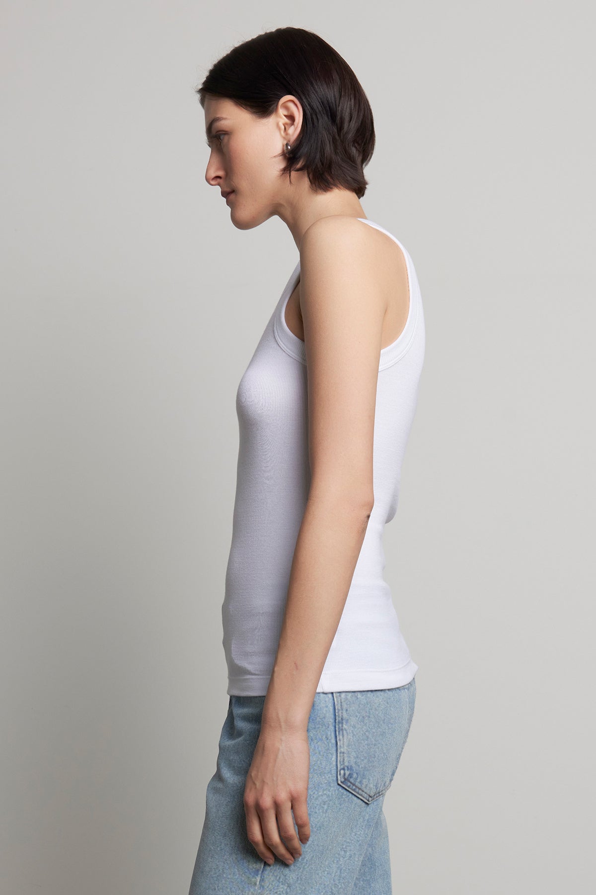Velvet Cruz Tank - White
