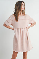 Lola French Terry Short Sleeve Dress