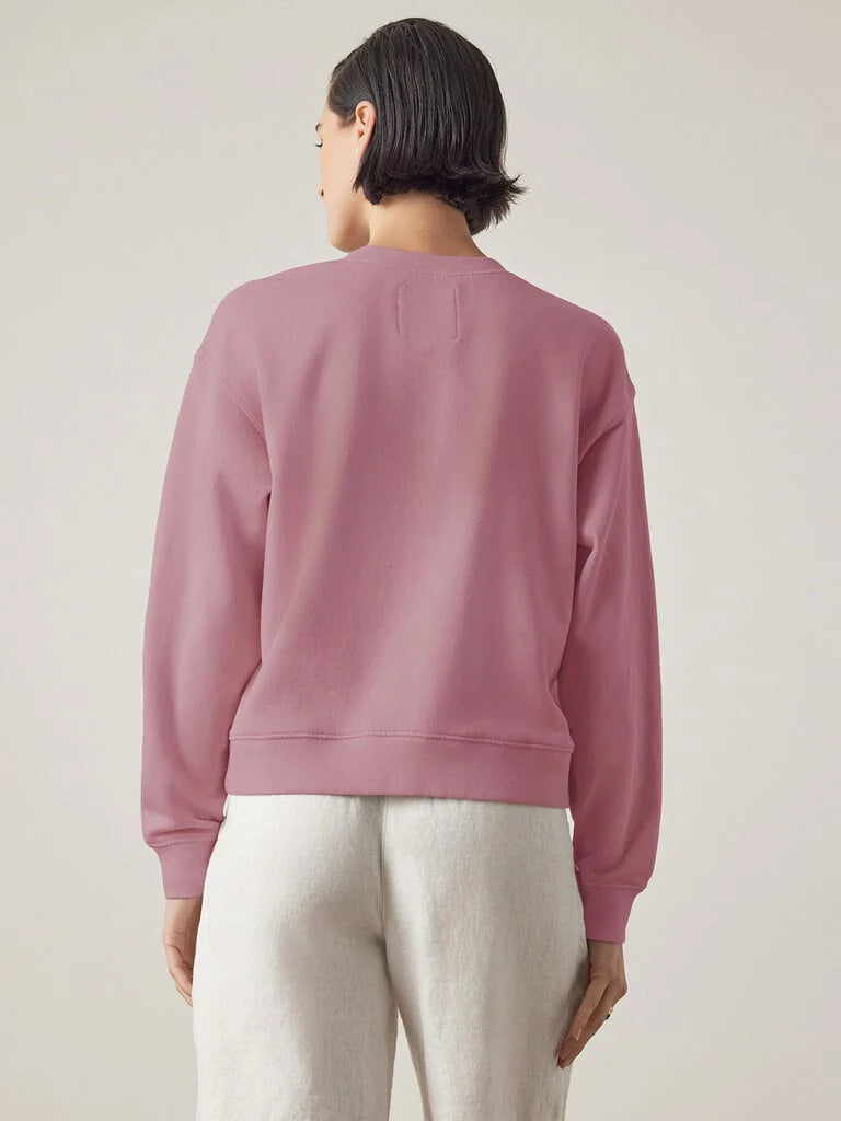 Velvet Ynez Organic Fleece Pullover - Aster