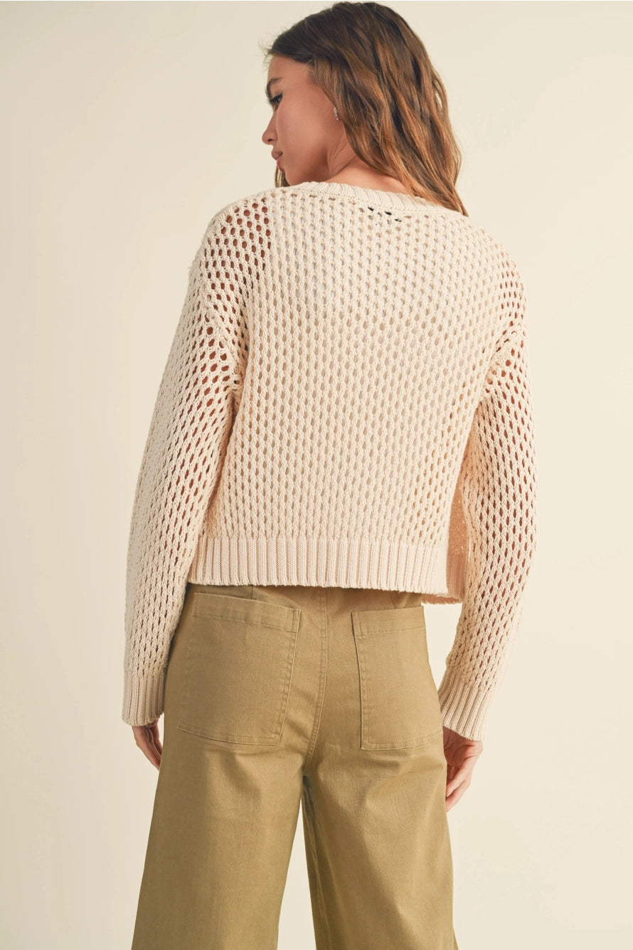 Jackie Crochet Cardigan