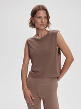 Varley Page Seamless Crop Tank