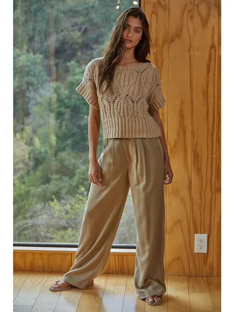 Nova Knit Crochet Sweater