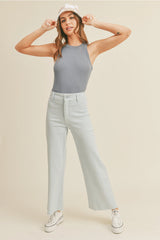 Skye Wide-Leg Denim Pants - Light Denim