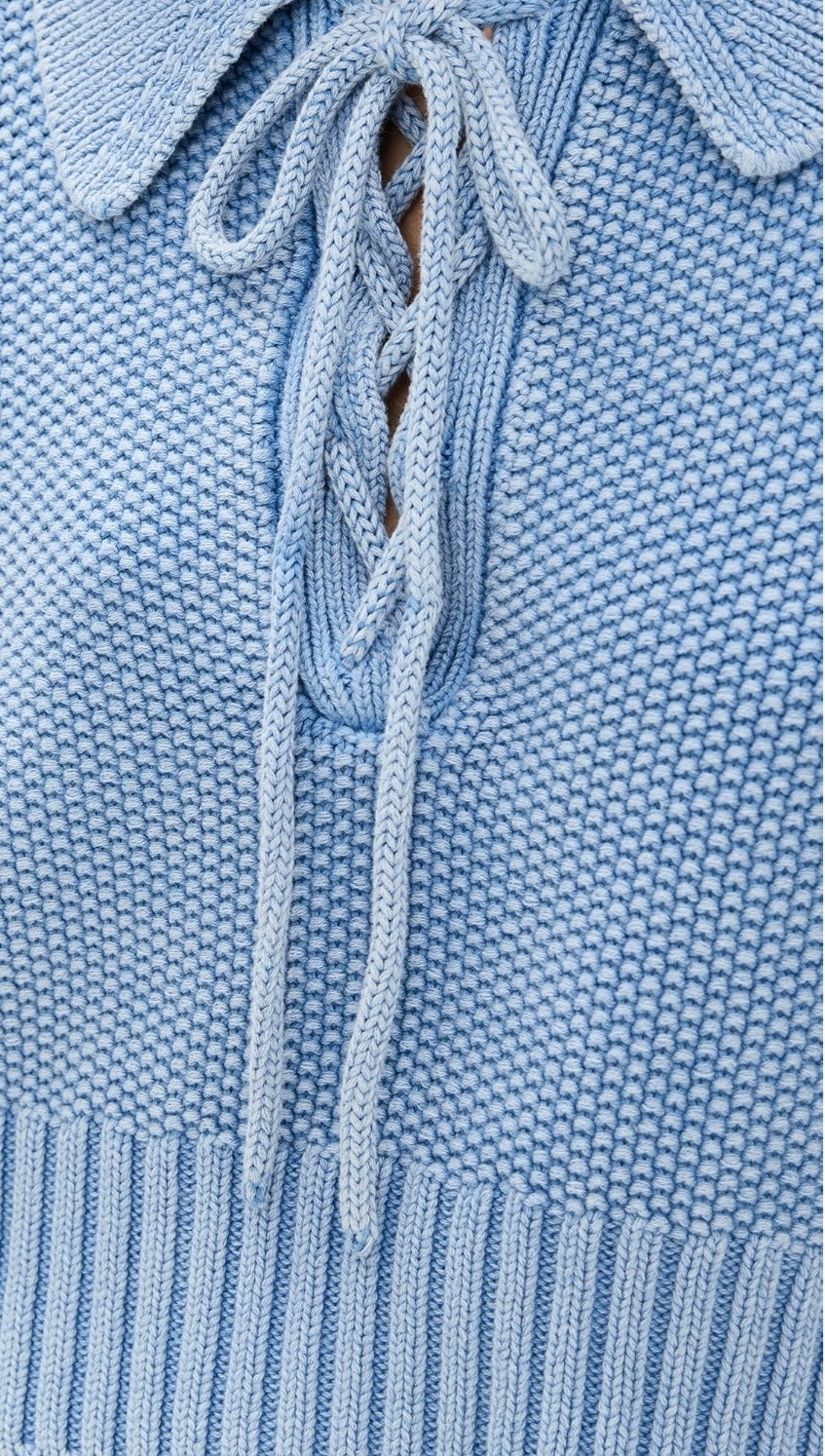 Splendid Roxie Lace Up Sweater
