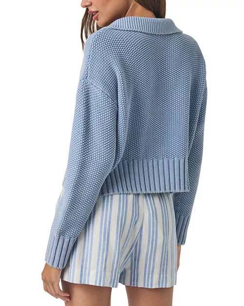 Splendid Roxie Lace Up Sweater