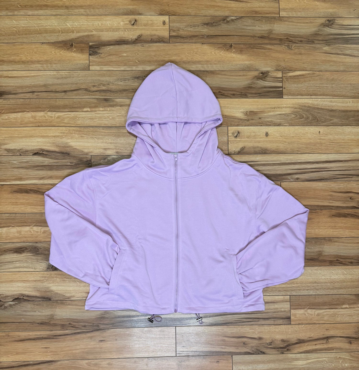 Ellie Full-Zip Drawstring Sweater