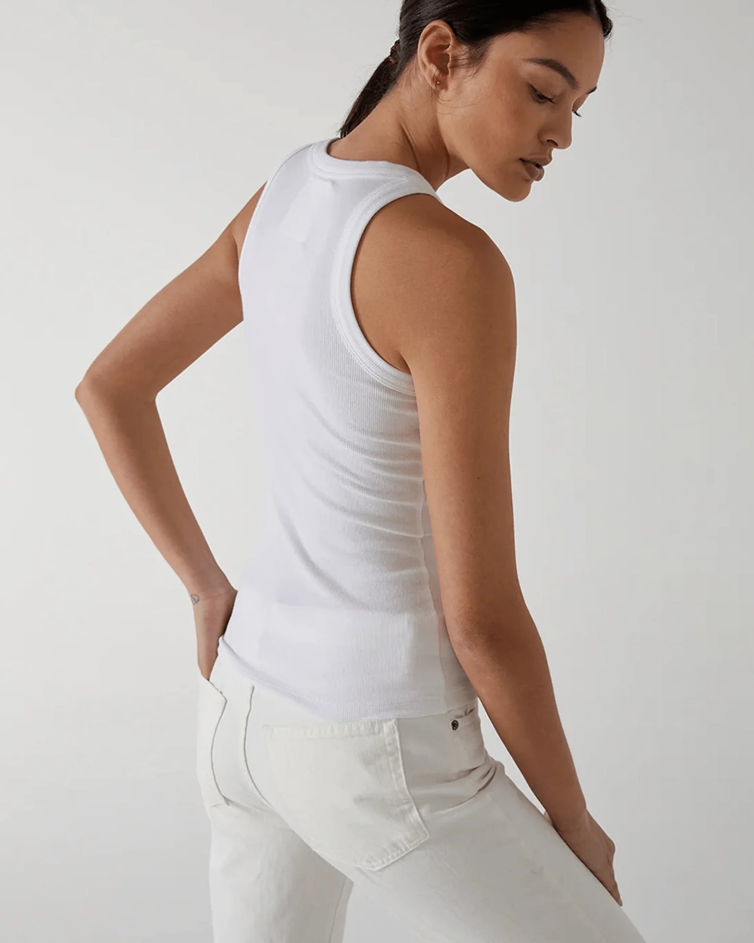 Velvet Cruz Tank - White