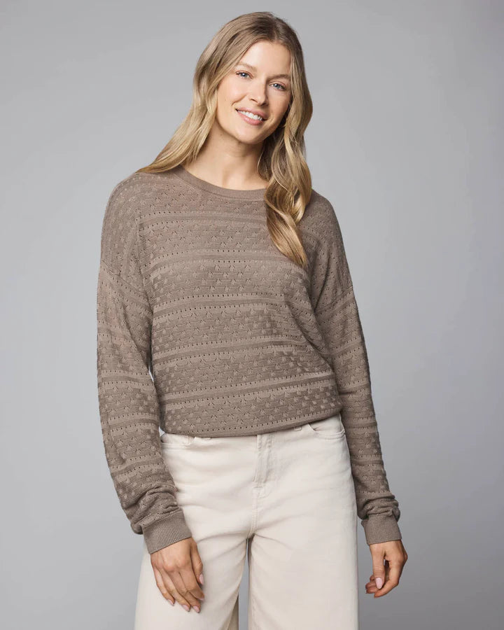 Splendid Georgie Oversize Pointelle Sweater