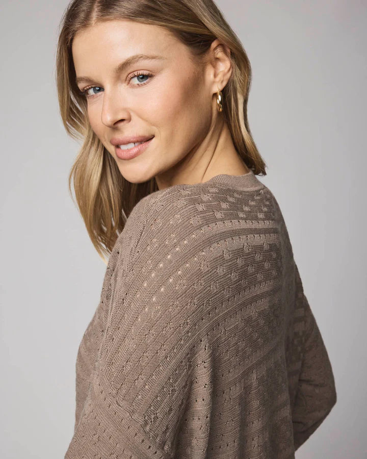 Splendid Georgie Oversize Pointelle Sweater