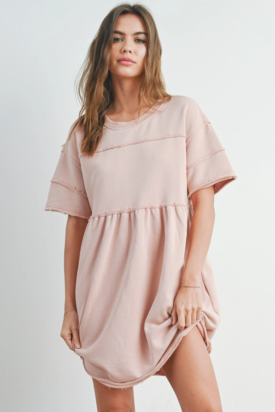 Lola French Terry Short Sleeve Dress