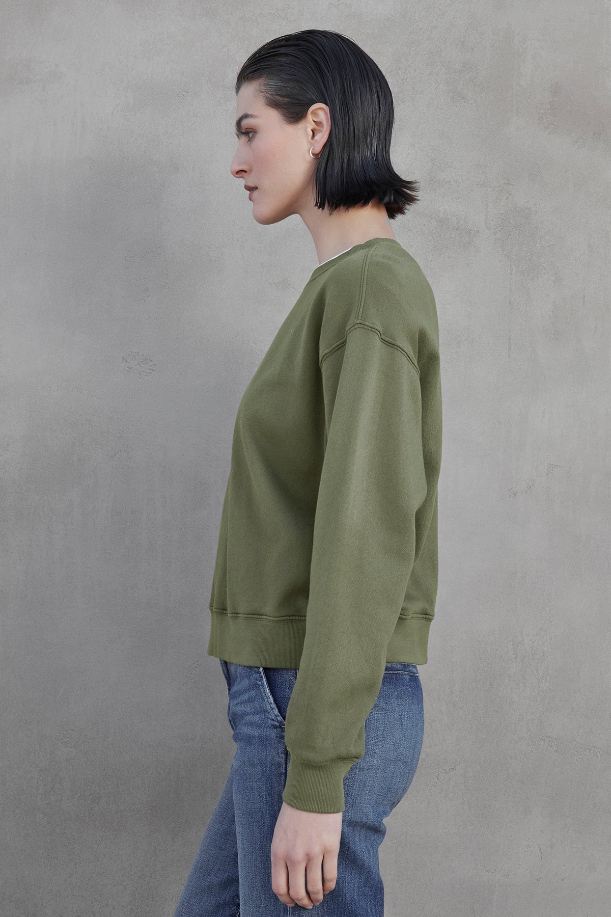 Velvet Ynez Organic Fleece Pullover - Army